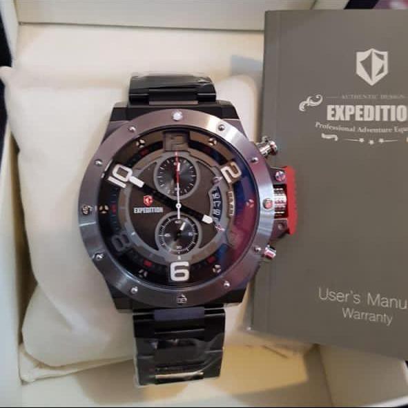 [READY] Jam Tangan EXPEDITION 6750 Rantai Chronograf Pria
