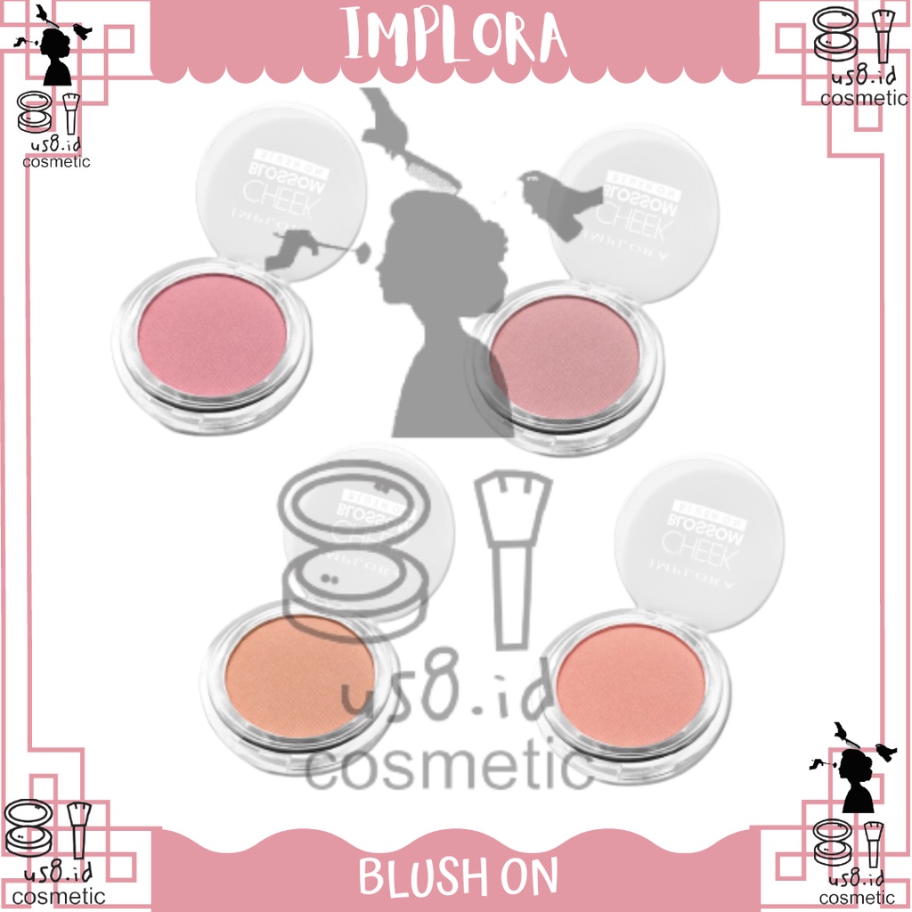 IMPLORA (✔️BPOM) Cheek Blossom Blush On 3.5g | Implora Cheek Blossom Blush On | perona wajah blushon