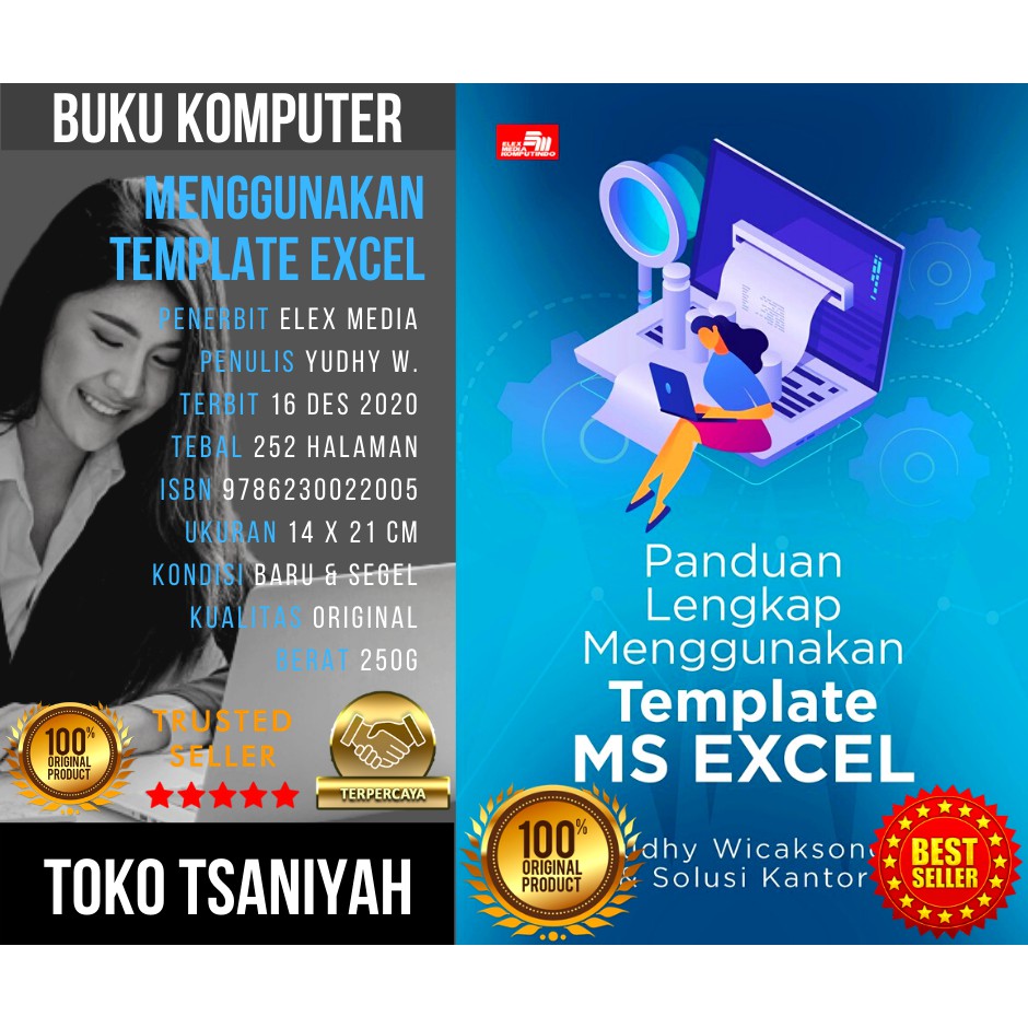 Jual Buku Microsoft Excel Panduan Lengkap Menggunakan Template Excel ...