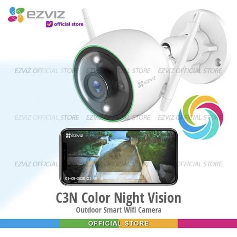 Camera ezviz C3N 1080P outdoor smart wifi camera full color