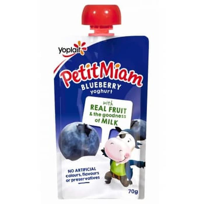 

#HANDCARRY Yoplait Petit Miam Squeezie Yogurt Blueberry 70g - UFOHCR0099