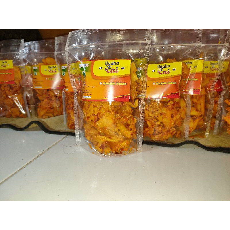 

keripik ubi pedas padang / murah / enak / cod