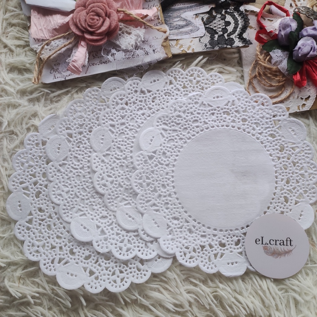 

Kertas Dolly Putih Isi 5 Dekorasi Scrapbook Planner Journal Kit