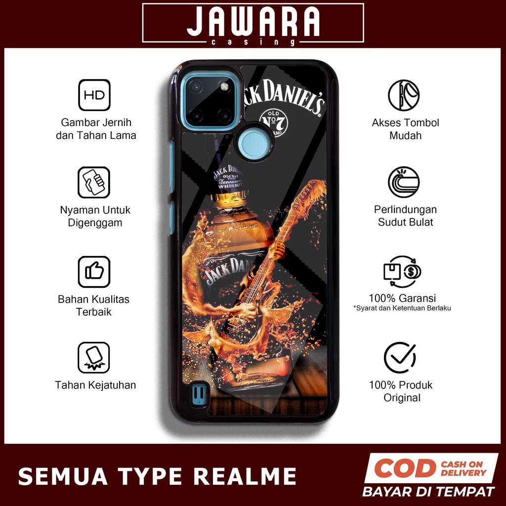 Case Realme C21Y C25Y Case Hp Realme C21Y C25Y Premium Glossy Jawara Casing [JD01] Casing Hp Aesthet
