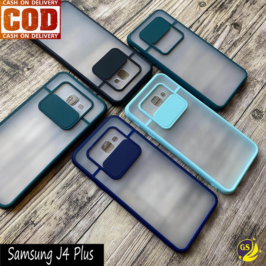 Samsung J7 prime J7 J7 Core J7 Pro J5 Prime J6 Plus J4 Plus J6 2018 J4 2018 J2 Prime Slide Case Protection Camera Matte Candy Sliding Pelindung Kamera