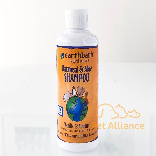 Earthbath Oatmeal & Aloe Shampoo Dog Cat Anjing Kucing Repack 200Ml