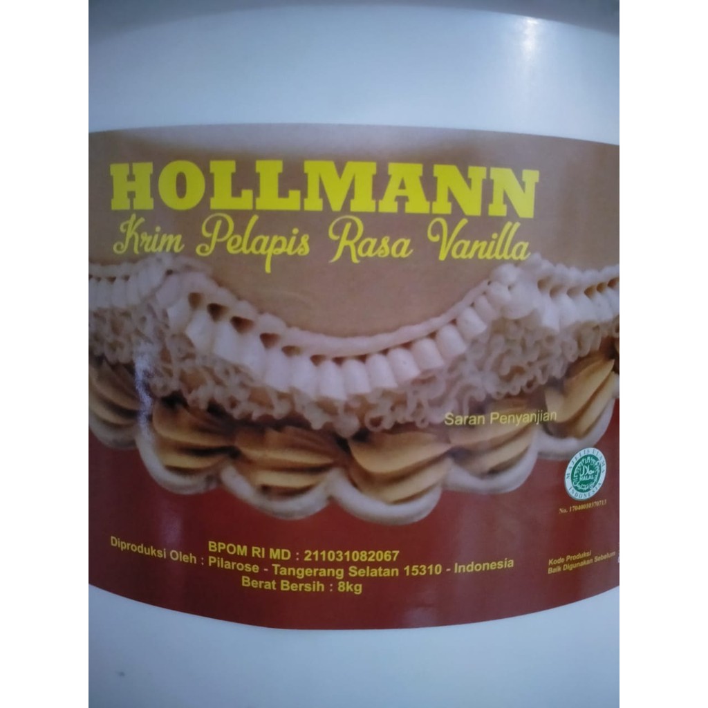 Hollman Butter Cream Siap Pakai  500gr