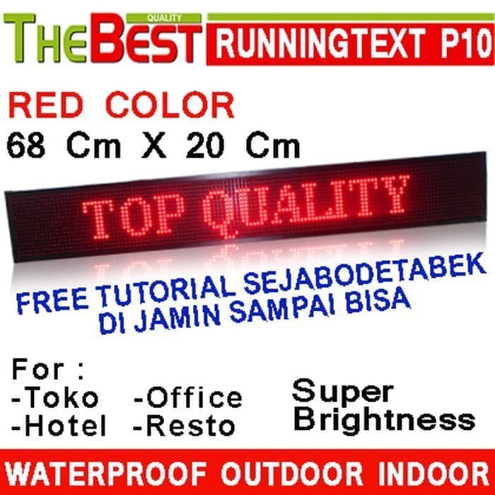 RUNNING TEXT MINI