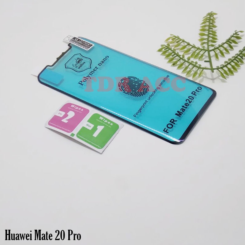 Polymer Nano - Tempered Glass Huawei P30 Pro P40 Pro P40 Pro Plus P50 Pro Huawei Mate 20 Pro Mate 30 Pro Mate 40 Pro Nova 9 Anti Gores Full Cover