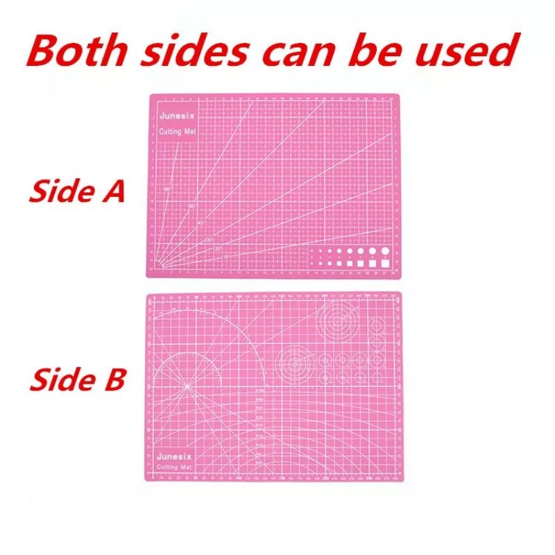 PVC Cutting Mat Alas Potong Size A3 A4 A5 Mini Colorfull Cutting Mat Self Healing Merk Random Kualitas Sama Bagus