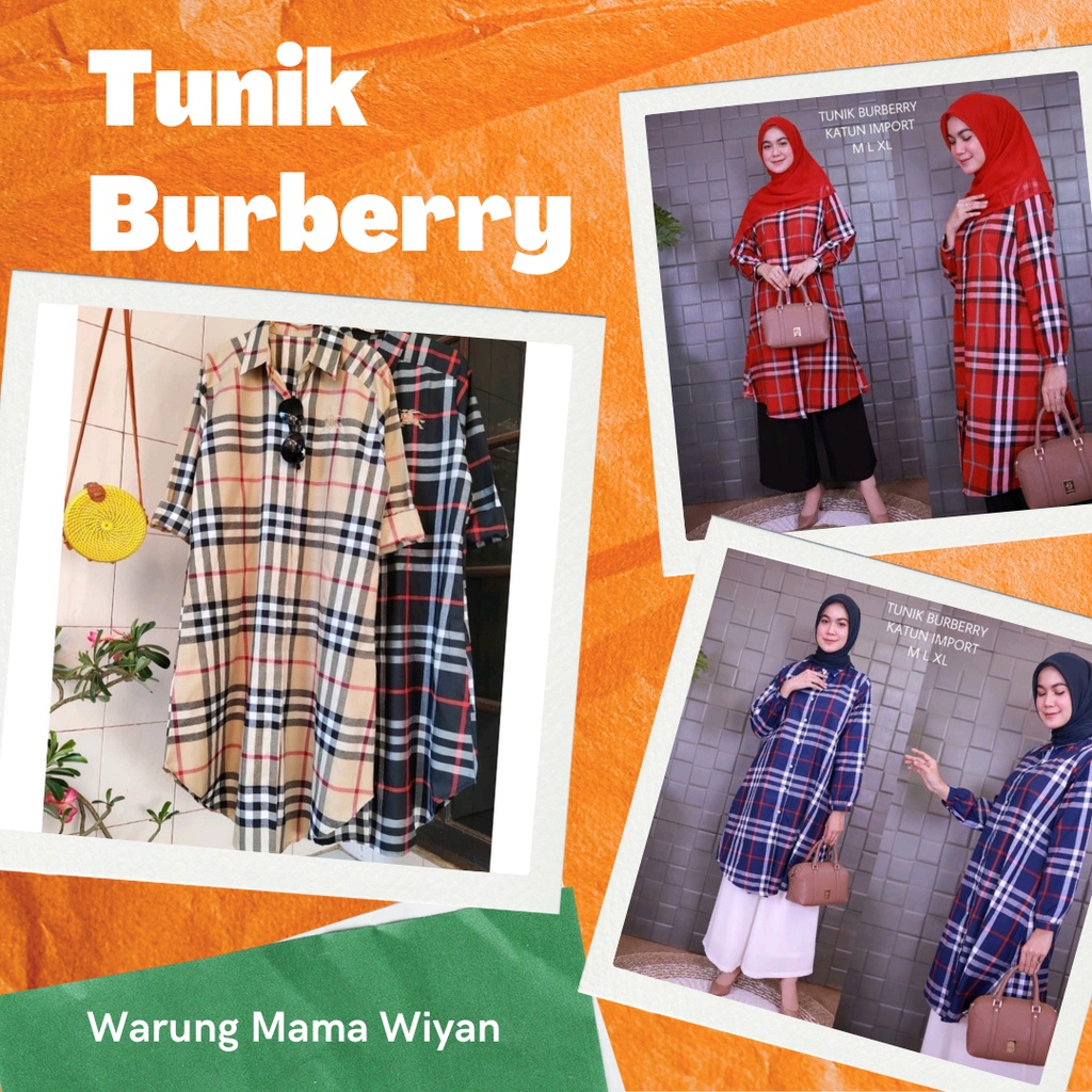 PROMO LEBARAN Tunik Keren Wanita Jumbo Kotak kotak LD 130 Terbaru 2022 Murah Berkualitas