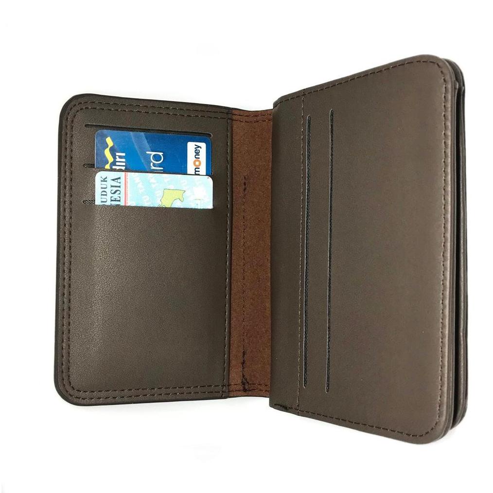 Dompet Pria Dompet Laki2 Dompet Ukuran Tanggung Dompet Anak Cabut Bahan Pu Bludru