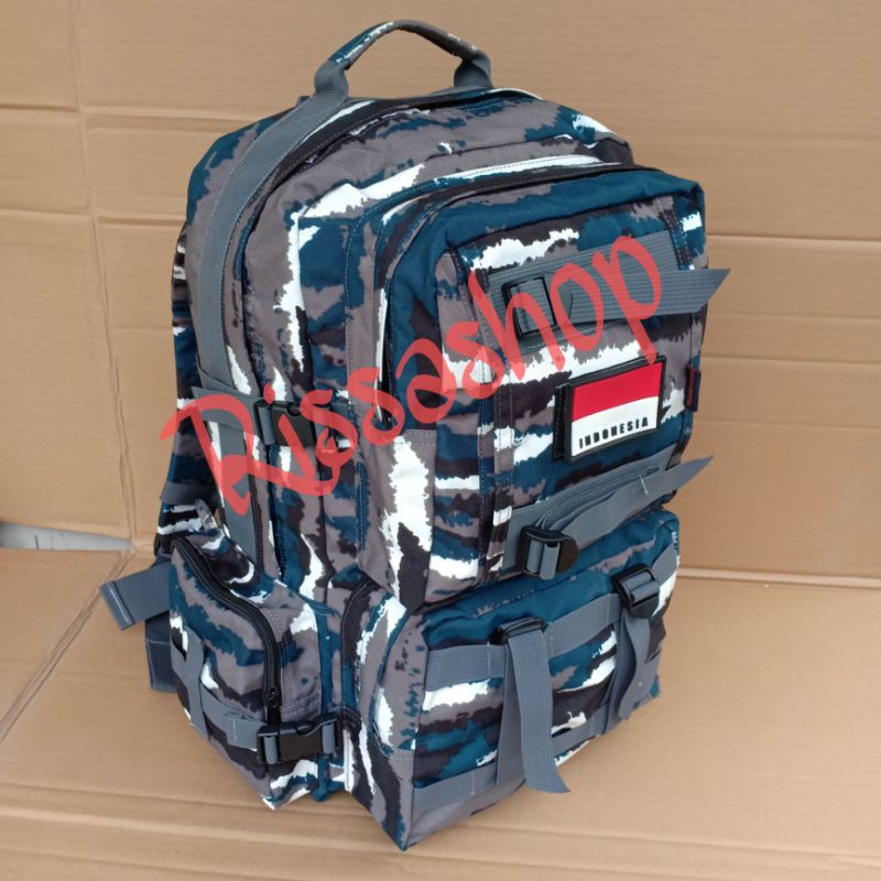 Tas Ransel Pria Punggung TNI AL Loreng Jumbo