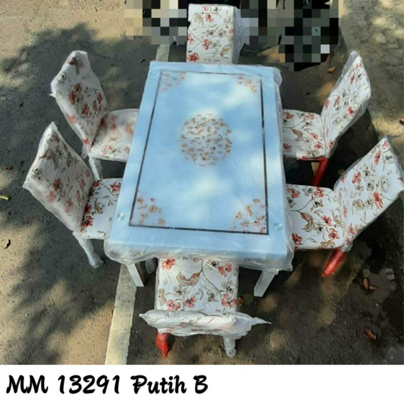meja makan 6 kursi