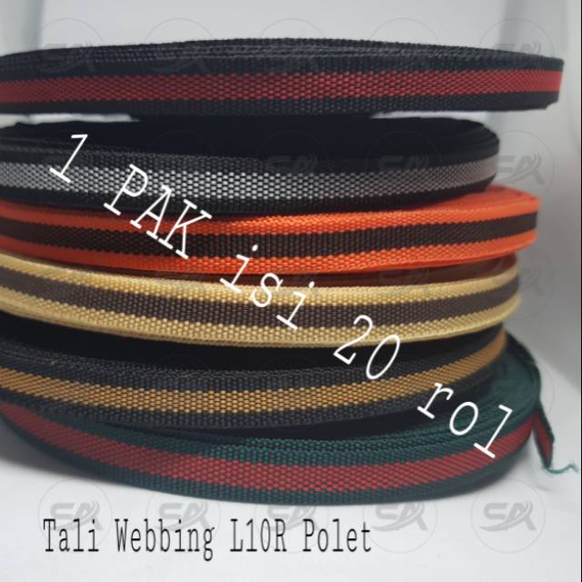 

TALI WEBBING L10R POLET (PAK | 20 ROL)