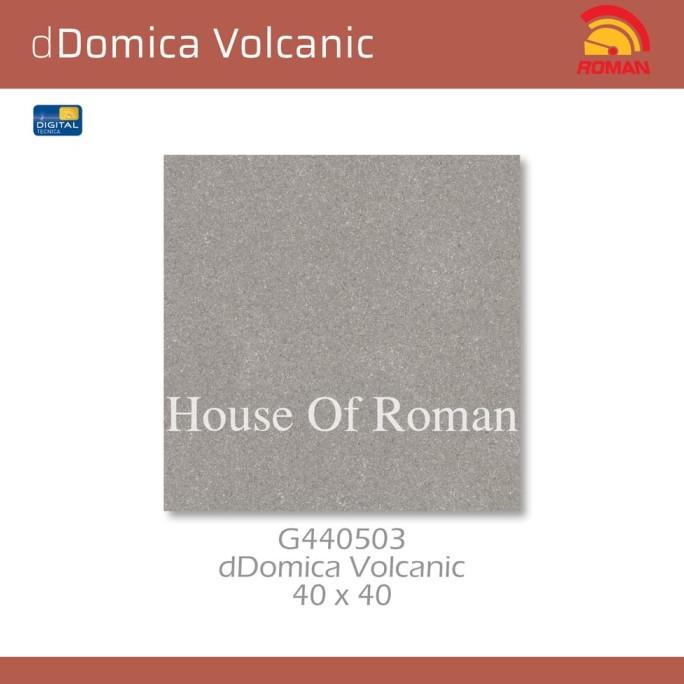 KERAMIK LANTAI ROMAN KERAMIK dDomica Volcanic 40x40 G440503 (ROMAN House of Roman)