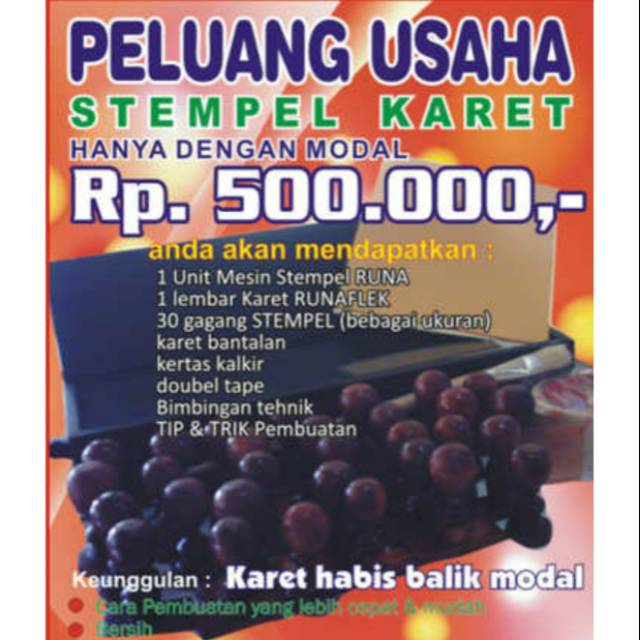 Mesin Stempel Runaflek Murah