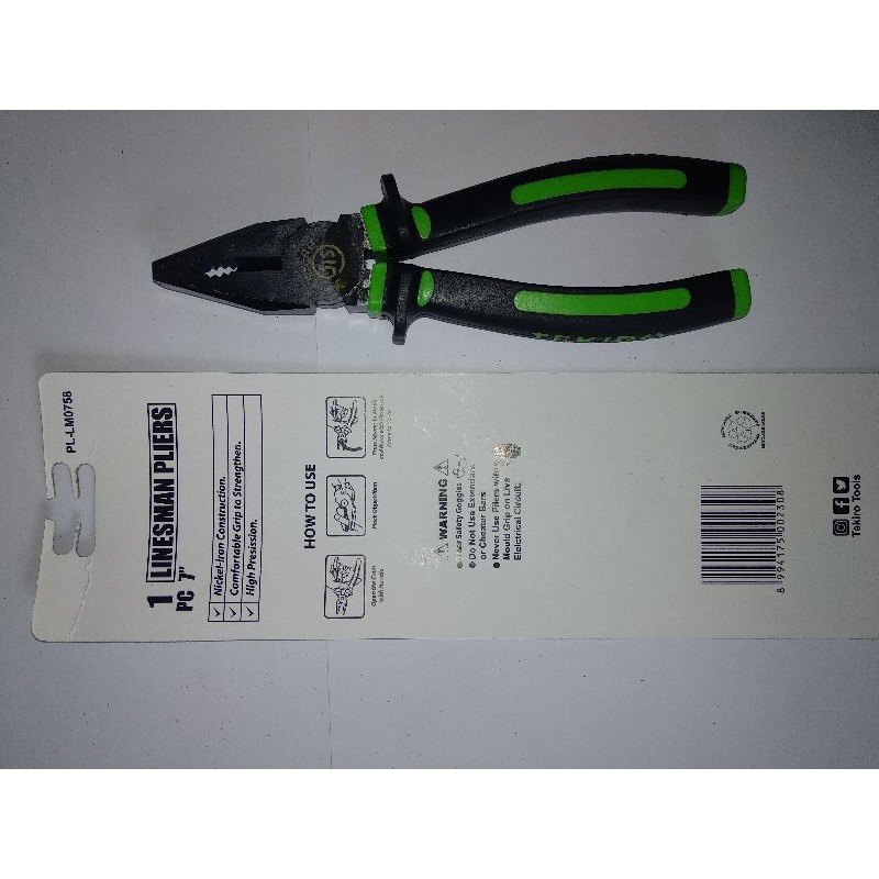 Tekiro Tang Kombinasi 7 inch / Tekiro Linesman Pliers 7&quot;