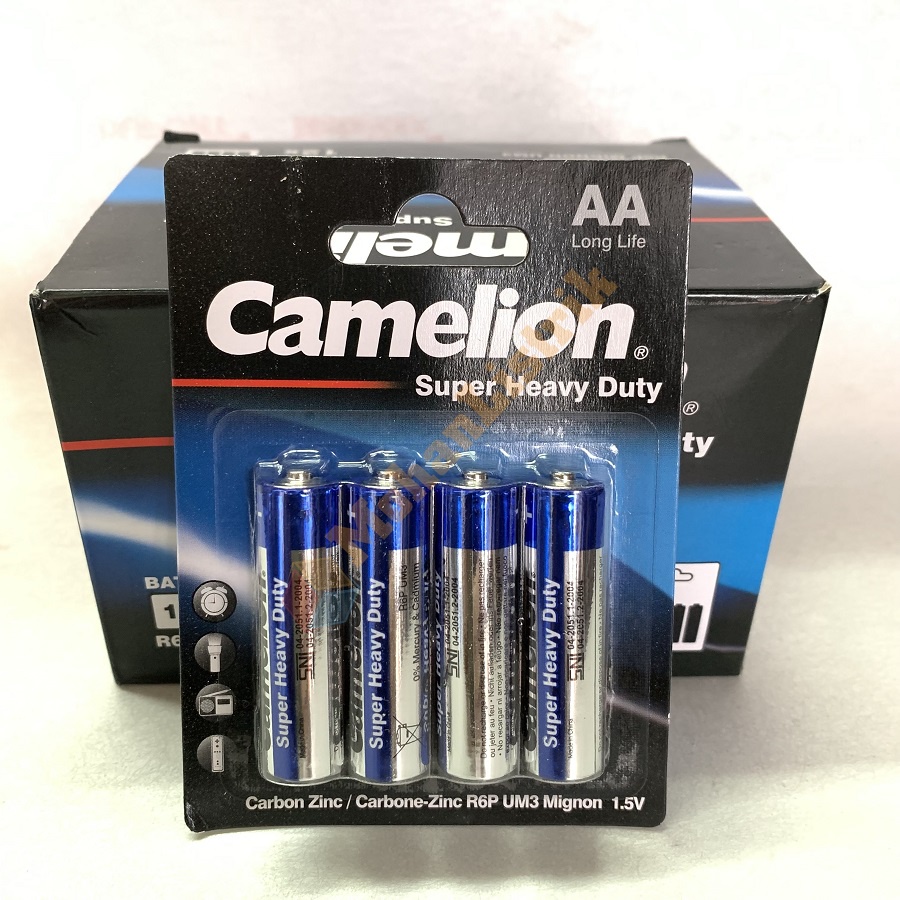 Baterai Battery Batre Batere Camelion A2 AA Super Heavy Duty R6P-1.5V