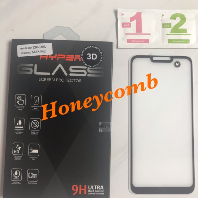 Tempered Glass Hyper 3D Full Cover Asus Zenfone Max M2 (ZB633KL)