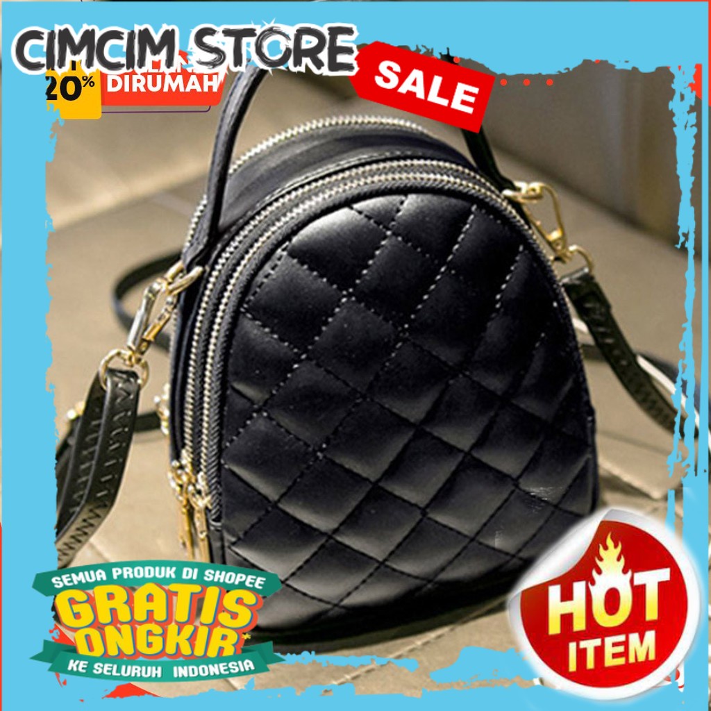 TAS SELEMPANG WANITA IMPORT TERMURAH / Tas Selempang Import Impor ORI ZR 3 Zip 3 Ruang Tas Murah Wan