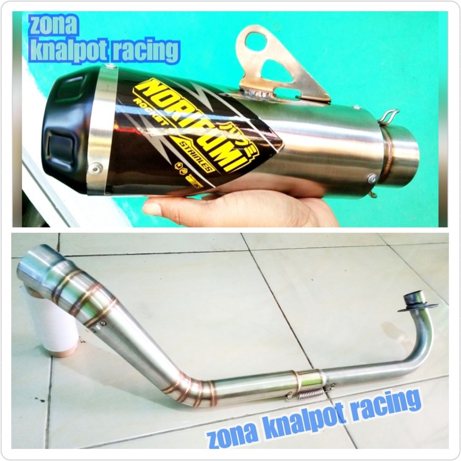 Knalpot norifumi supra x 125 revo blade.knalpot norifumi bebek kolong