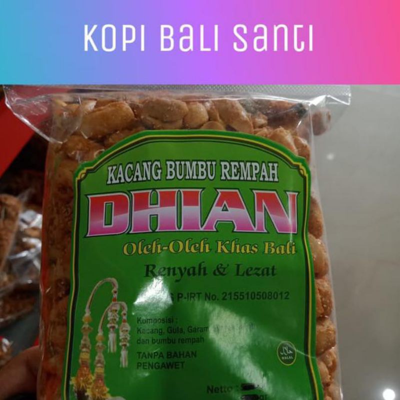 

Kacang bumbu rempah bali. Oleh oleh khas bali