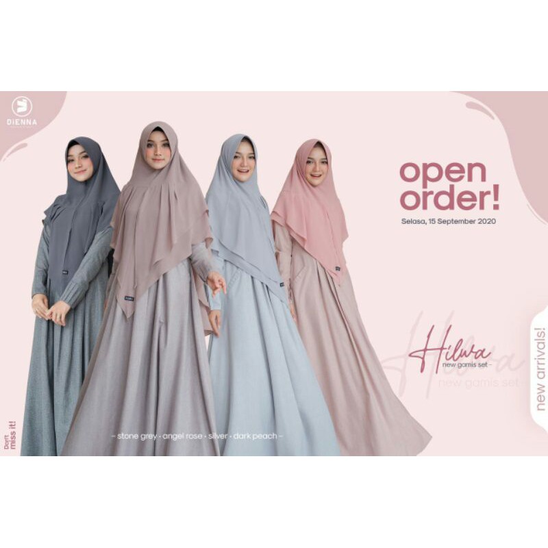HILWA set syar'i by dienna gamis