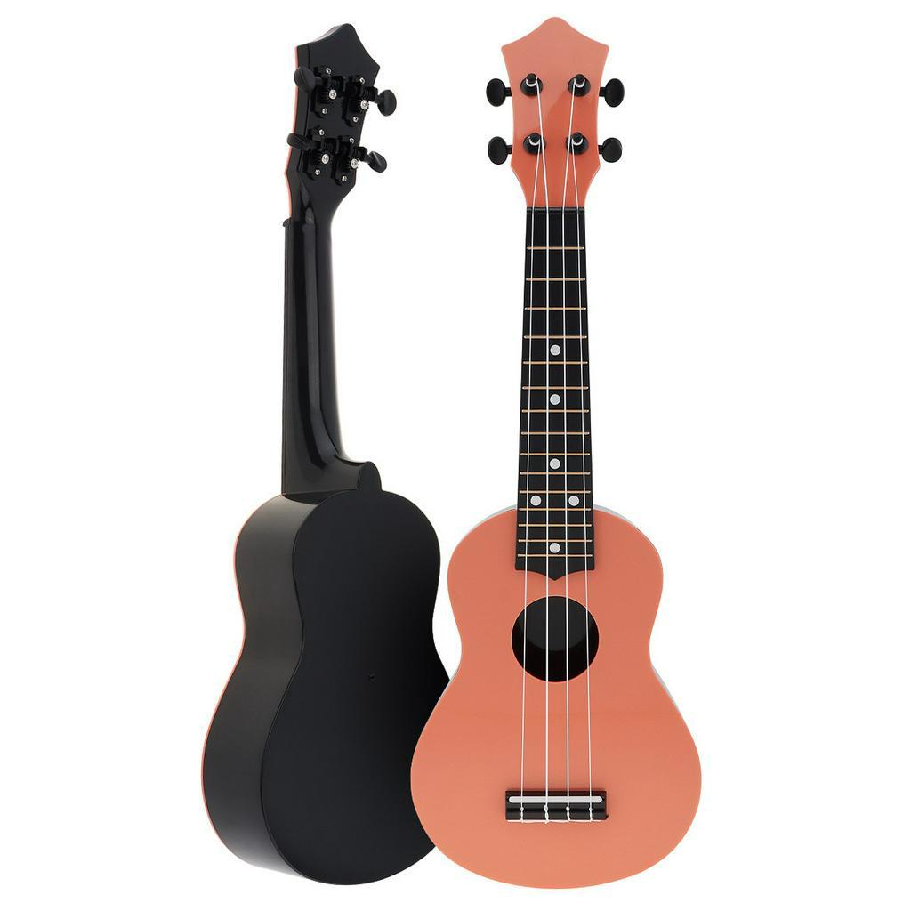 Gitar Hawaii Ukulele Soprano 4 Senar Warna-Warni Ukuran 21 Inci