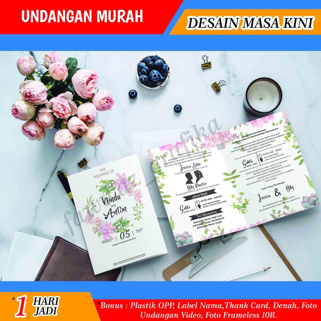 undangan, undangan nikah, undangan pernikahan, undangan murah, undangan khitanan, undangan rustic, u