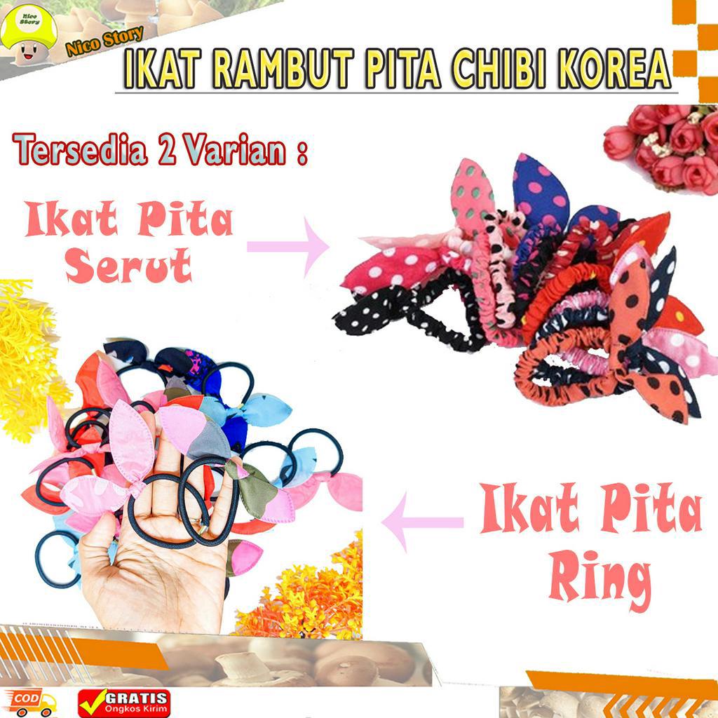 (NCS) COD IKAT RAMBUT PITA Korea Kunciran Imut Lucu Polkadot Import