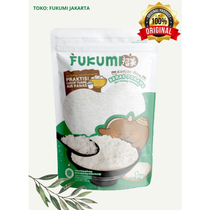 

Beras Porang Fukumi ORIGINAL Pouch 1 Kg - Beras Diet
