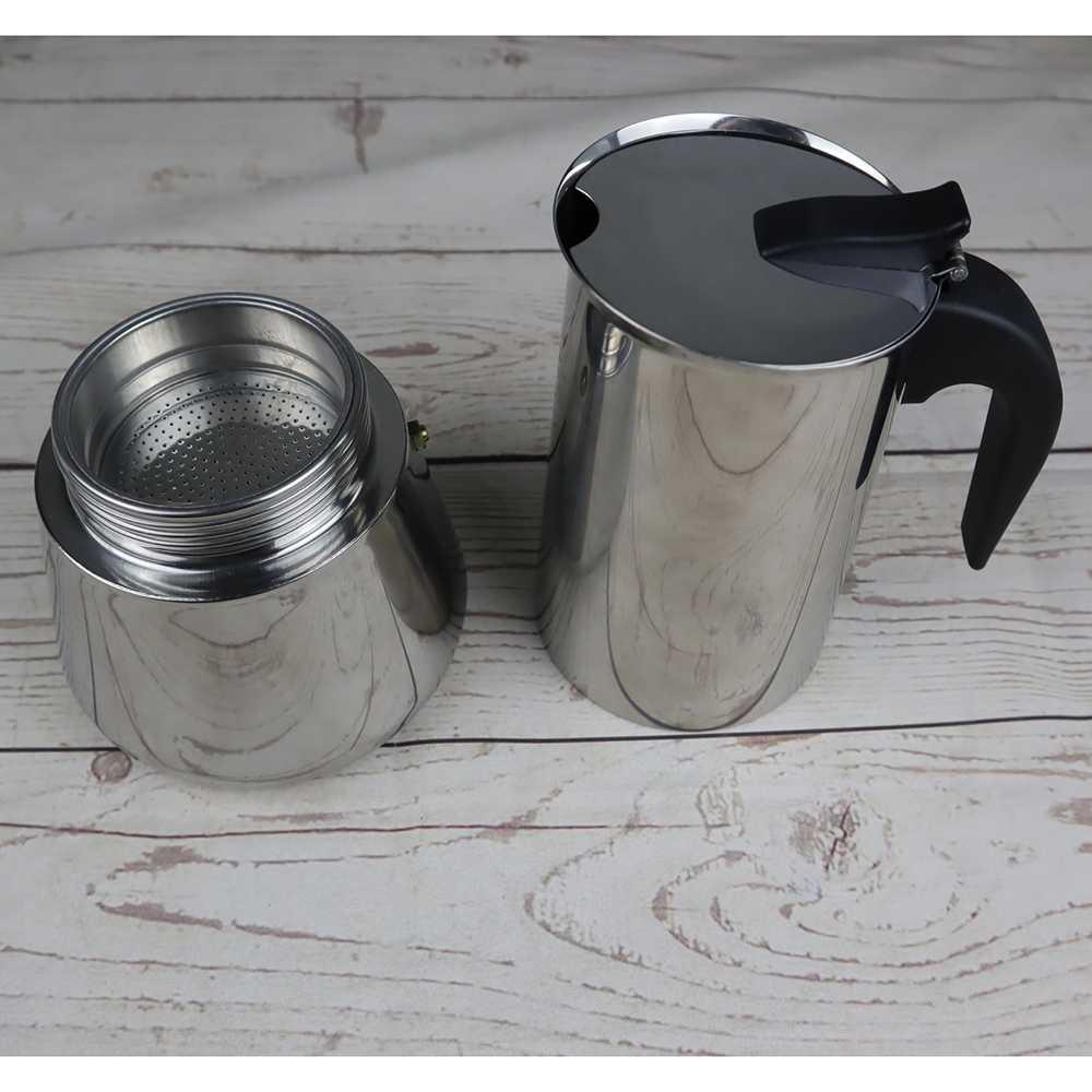 COREVIIP Teko Moka Pot Espresso Coffee Maker Stovetop Filter - Z21 ( Mughnii )