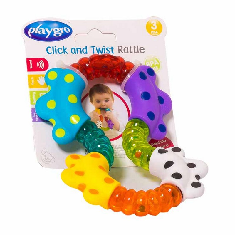 Playgro Click and Twist Rattle