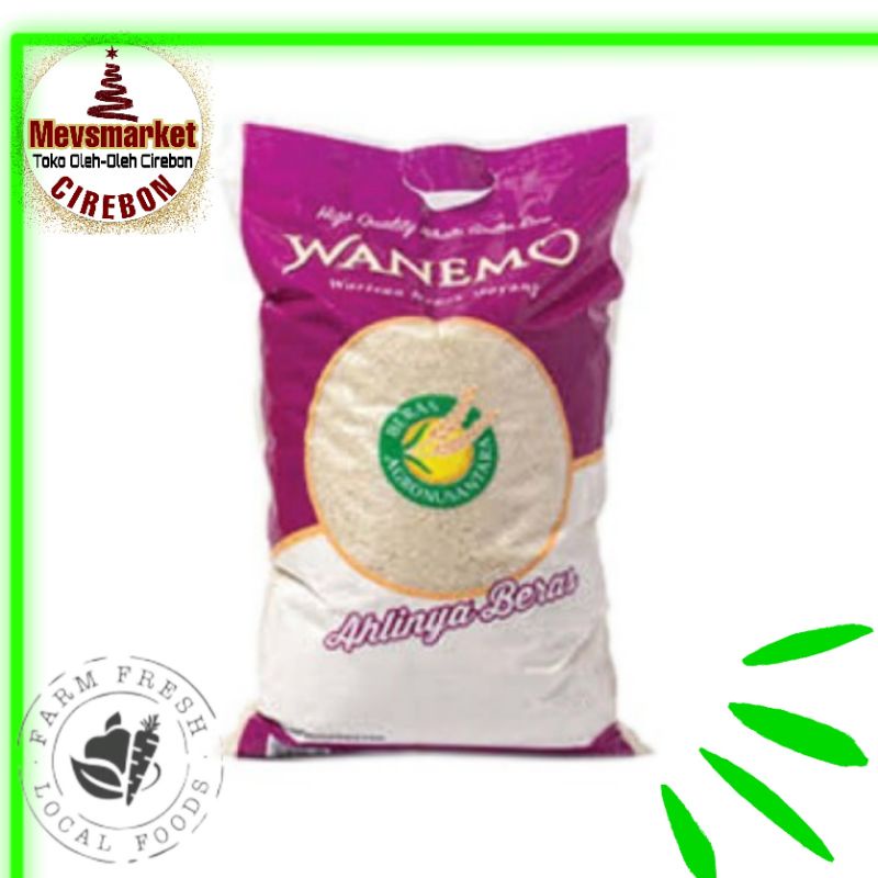 

Mevsmarketcirebon Agro Nusantara Beras Wanemo 5 kg *BISA INSTANT DELIVERY*