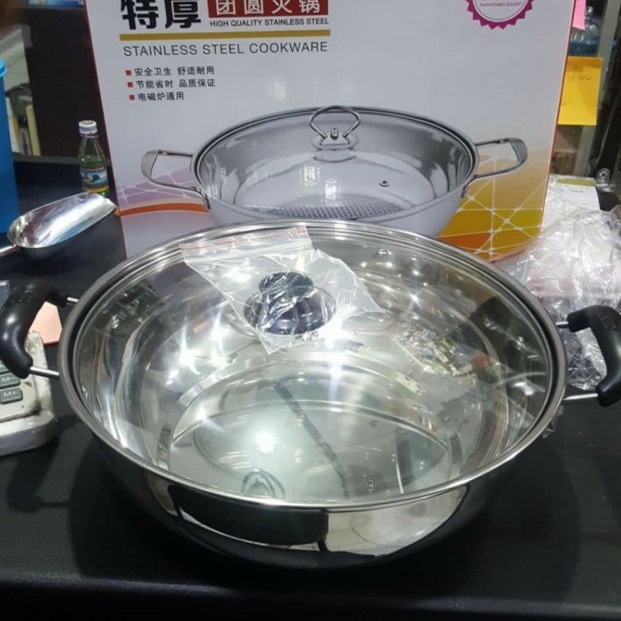 Termurah Panci Steamboat / Panci shabu-shabu / Panci Sukiyaki Stainless Tebal
