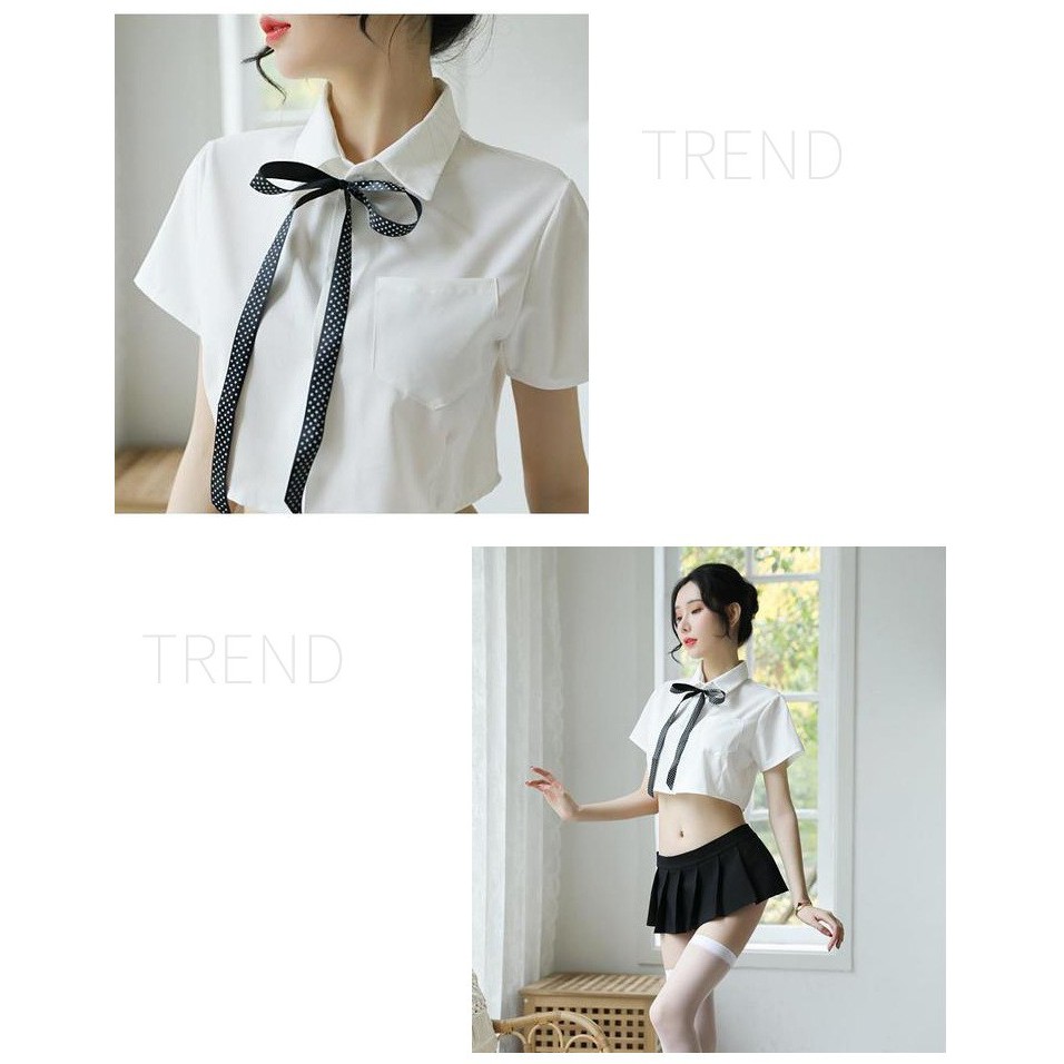 LI-81 HQ japan lingerie seragam sekolah uniform baju tidur wanita rend