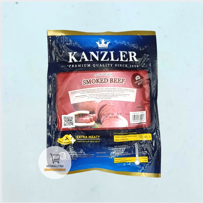 Kanzler Smoked Beef 250GR Kanzler Daging Asap