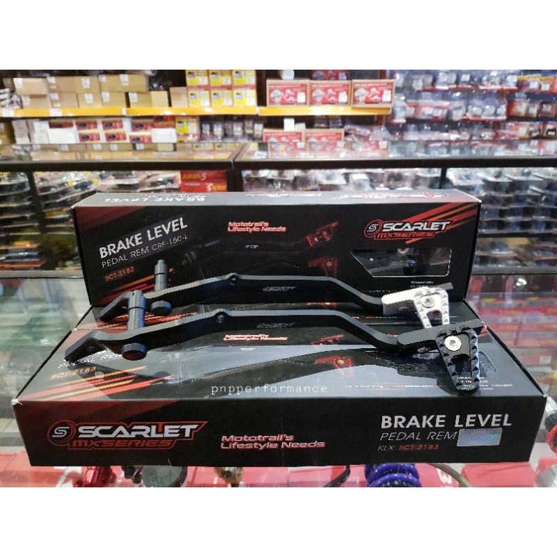 PEDAL REM / BRAKE LEVEL SCARLET KLX 150