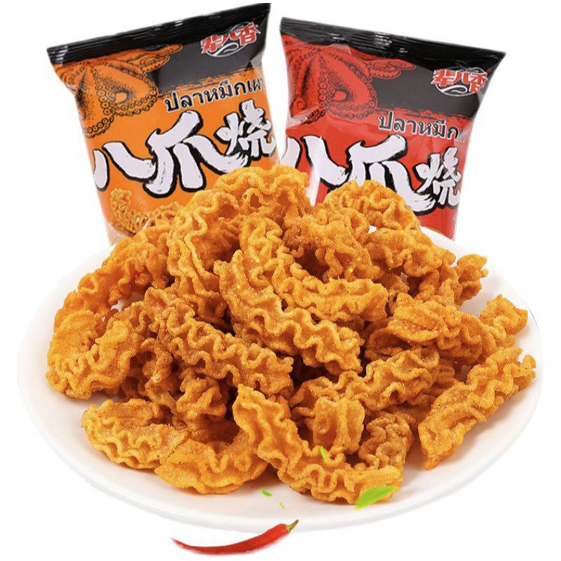 (HALAL) 辈儿香八爪烧 Keripik Gurita Octopus Roasted Snack 46gr