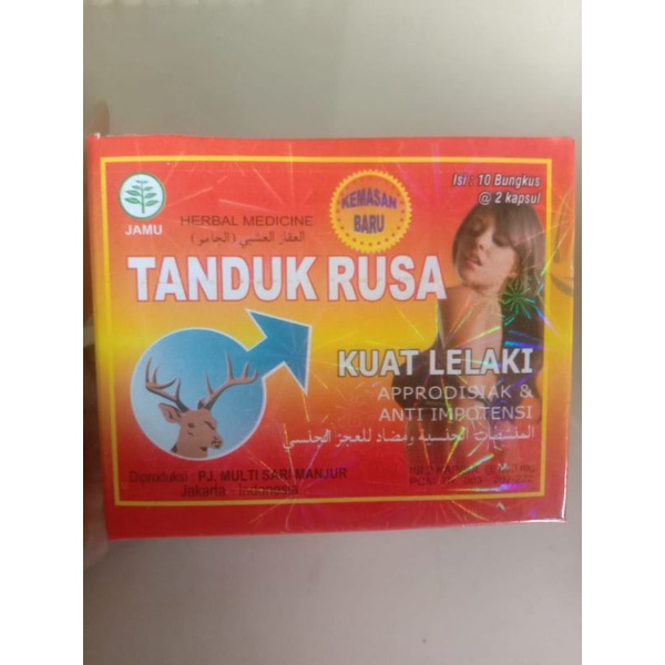 

TANDUK RUSA kapsul stamina