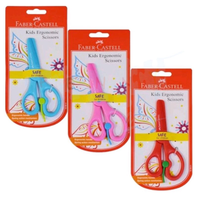 

Faber-Castell Kids Ergonomic Scissors Gunting Anak