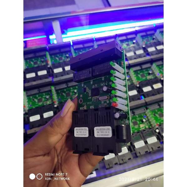 Media Converter 2Port FO 4Port.