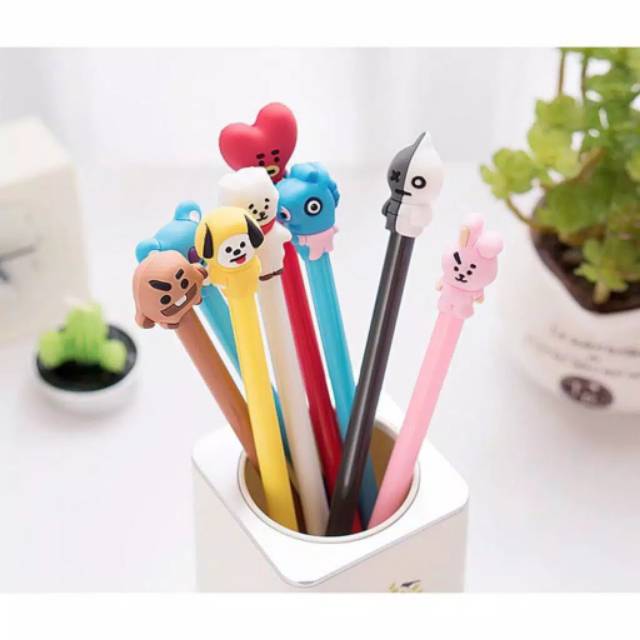 PEN KARAKTER KARTUN PULPEN K-POP PULPEN LUCU MURAH PULPEN GEL BANJARMASIN