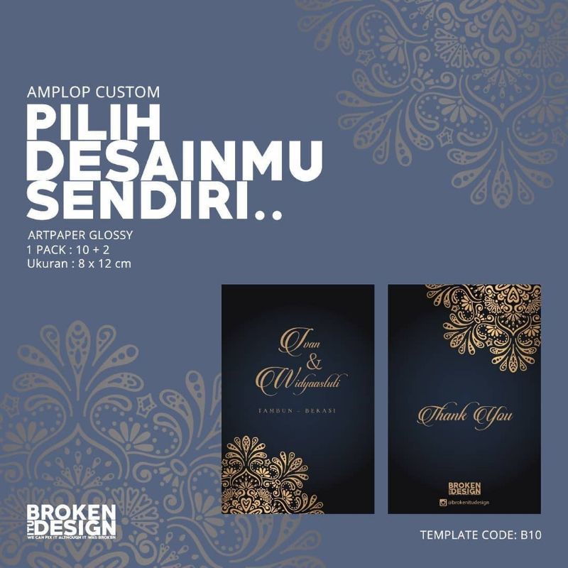 

Amplop Custom Lebaran/Angpau Lebaran Seri B010