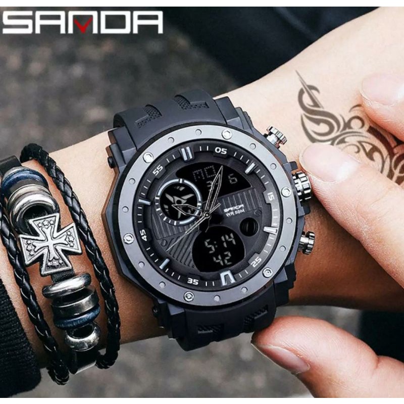 Sanda Original Watch's Jam Sanda Pria Jam Tangan Outfit Outdoor Jam Tangan Pria Jam Tangan Keren