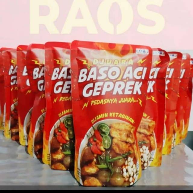 

Baso aci geprek