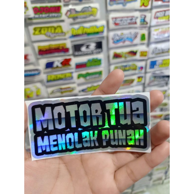 sticker printing MOTOR TUA HOLOGRAM