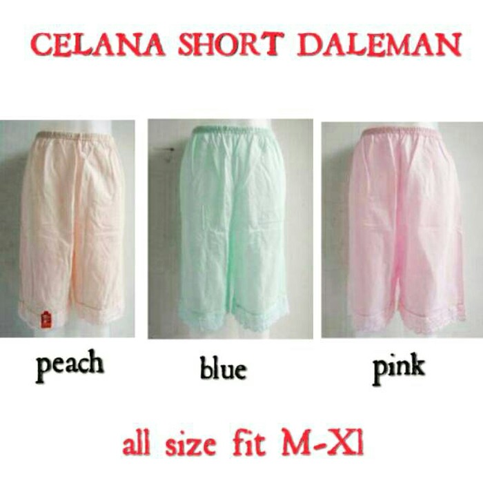 Celana Dalaman Short Androk Kulot Pendek Muat Jumbo Yutind Golden Nick By Belbra