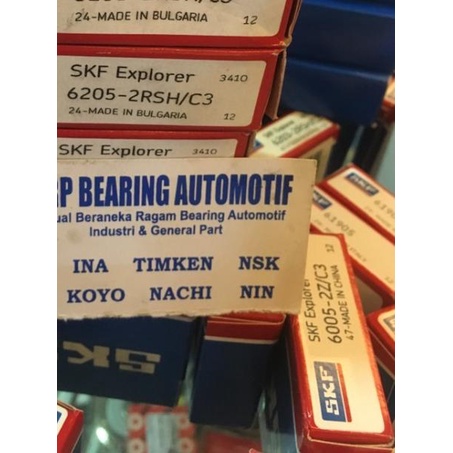 ❊ BALL BEARING 6205 2RSH/C3 SKF ❃